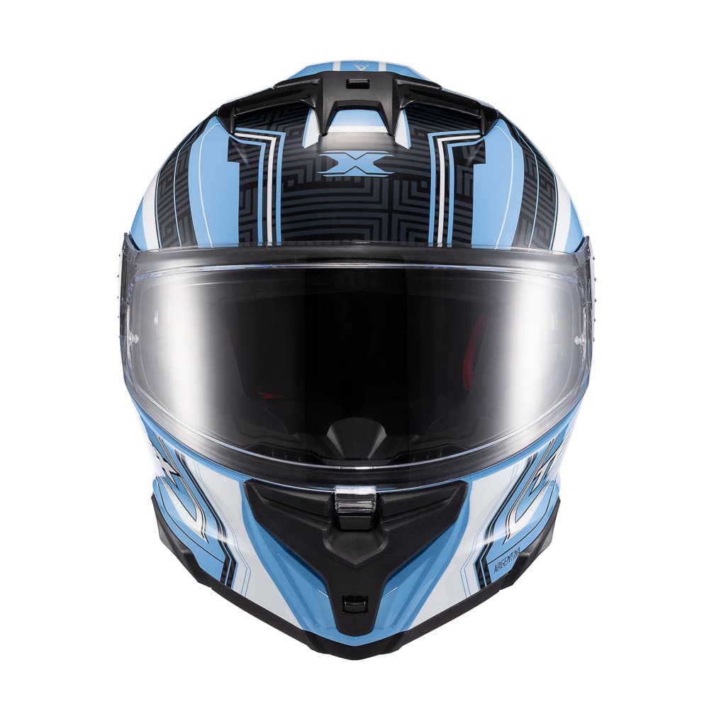 Capacete TEXX Fechado Kaiman Flag Argentina Brilho