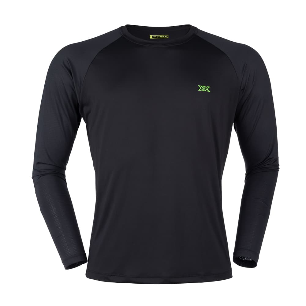 Camiseta TEXX Segunda Pele Longa Season V2 Preta