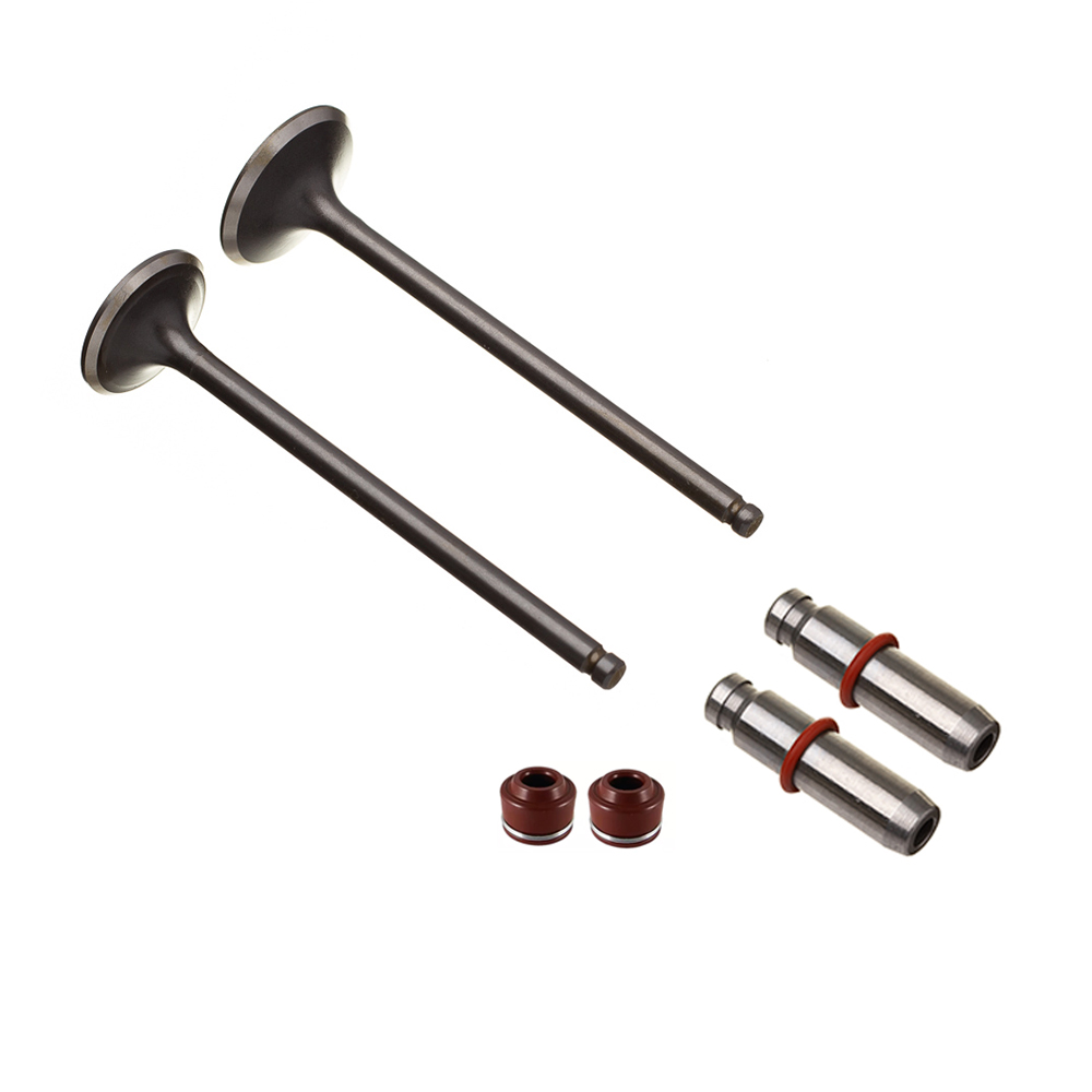 VALVULA GUIA E RETENTOR KIT (6PCS) WW3 CG 125 02/08 + 0.20MM