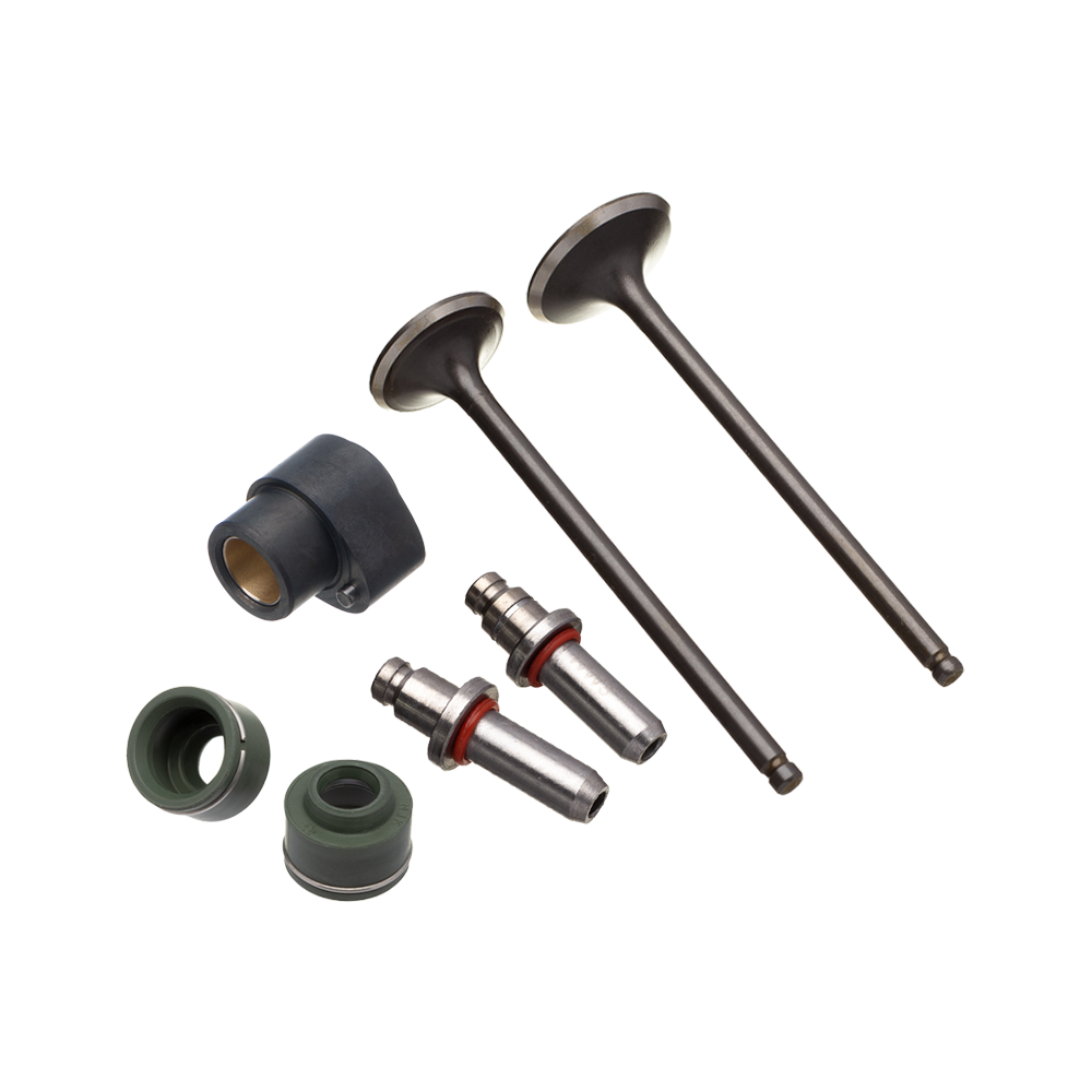 VALVULA GUIA RETENTOR E RESSALTO KIT (7PCS) WW3 CG 125 02/08 - Imagem 2